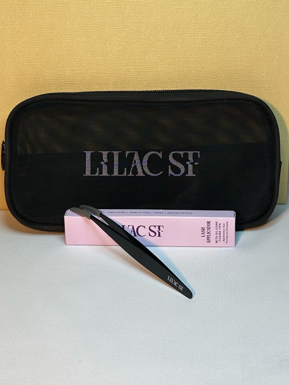 Lilac St. pouch plus lash applicator